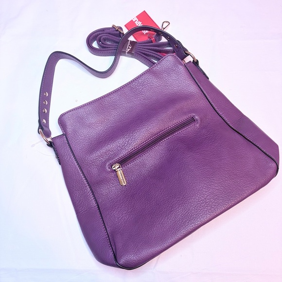 Montana West Elegant Purple Shoulder Bag - Picture 3 of 8